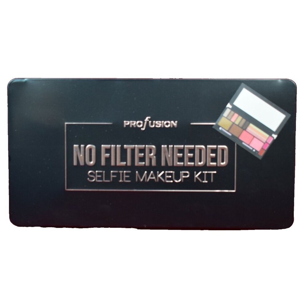 Profusion No Filter Needed Selfie Makeup Kit Black Case New